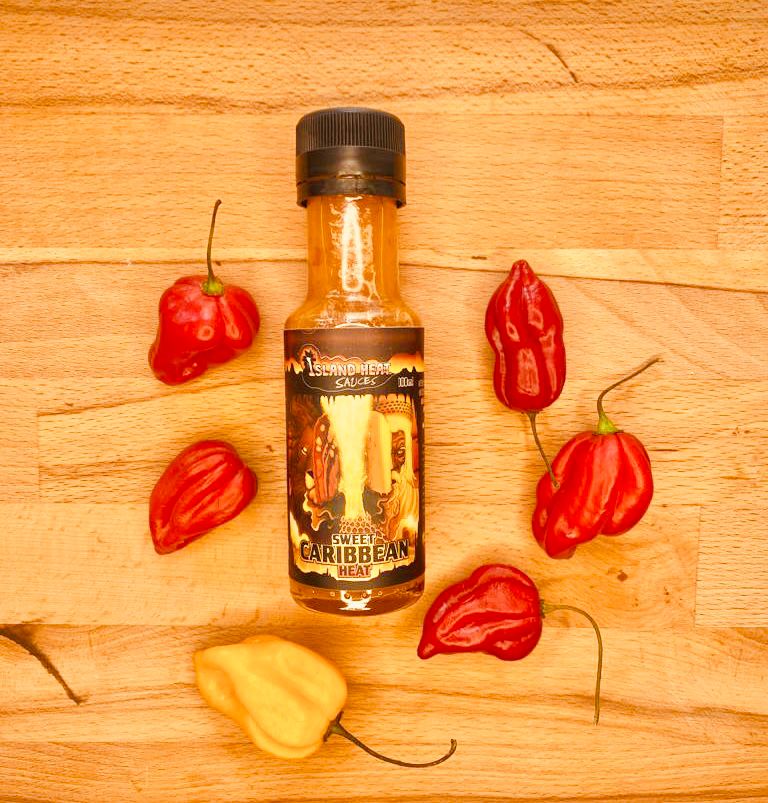 Sweet Caribbean heat hot sauce