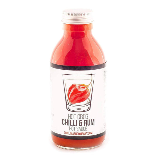 Hot grog chilli and rum hot sauce